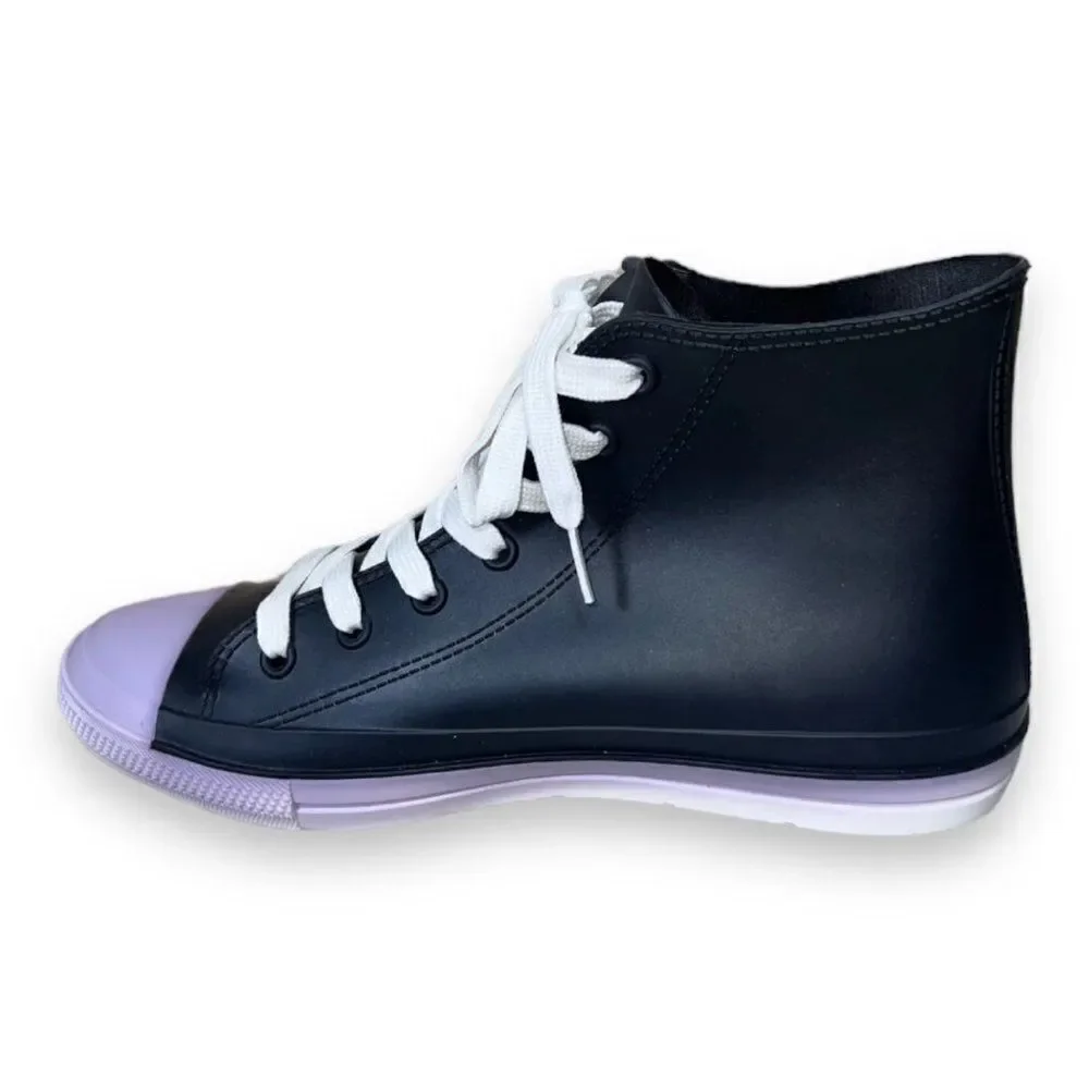 Unbranded‎ Rain Sneakers Black / Purple Women's 11.5